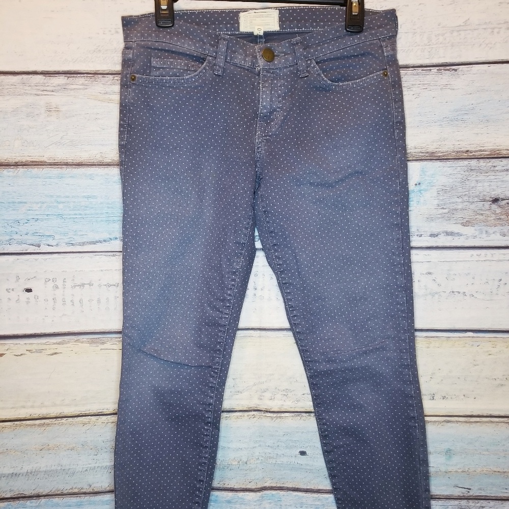 Current Elliott Stiletto Polka Dot Pants